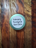 Rosemary Eucalyptus Hand Salve 3oz in mint green metal tin